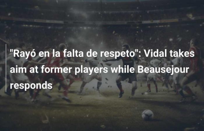 “Rayó en la falta de respeto”: Vidal attacks former players while Beausejour reacts