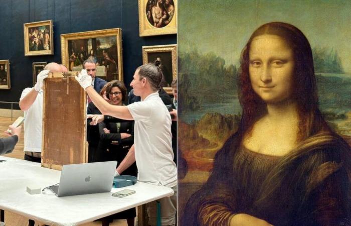 The incredible reverse of the Mona Lisa revealed to the public