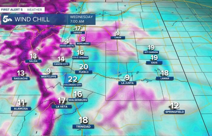 How windchill affects frostbite and hypothermia risk