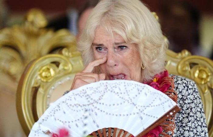 Camilla Parker-Bowles disgusted, this “long and loud” fart that Joe Biden released in her face