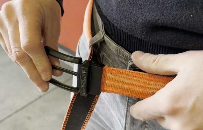 Firebelt recycles and transforms used fire hoses into useful objects and designer belts