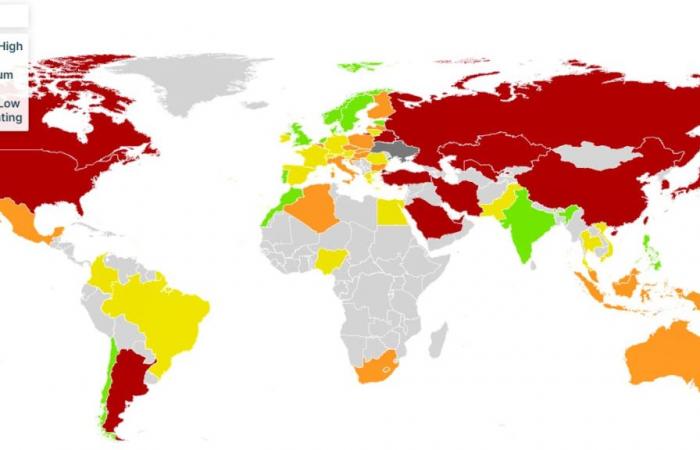 Switzerland falls in climate ranking