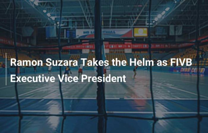 Ramon Suzara takes the reins as FIVB Executive Vice President