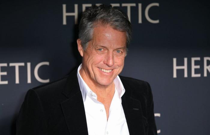 Hugh Grant, more charming than ever at the premiere of “Heretic” at the Grand Rex