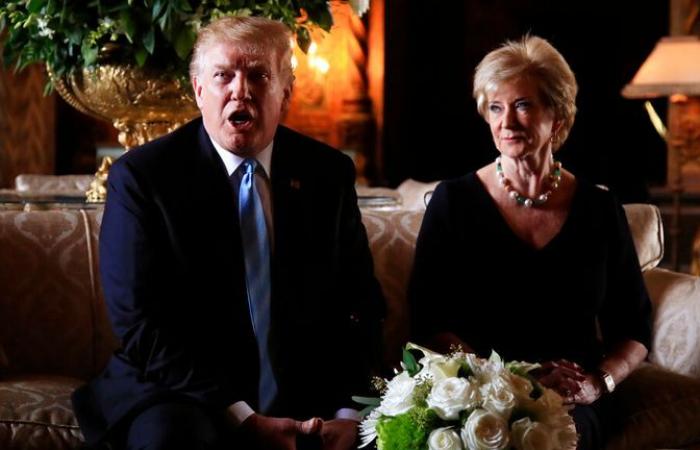 Donald Trump chooses ex-WWE boss Linda McMahon to be his education secretary | US News