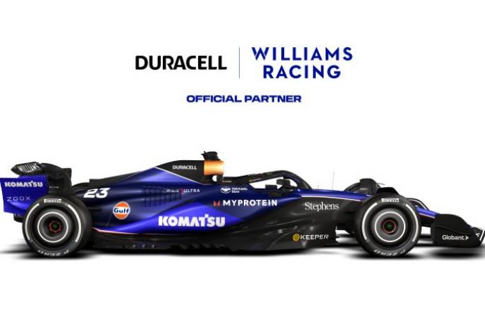 Williams F1 continues the adventure with Duracell