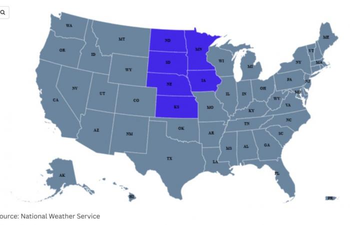 Thanksgiving Freeze: Map Shows Where Temperatures Could Fall 10 Below Zero