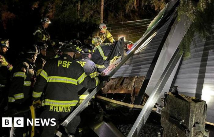 Pacific bomb cyclone brings deaths and power outages to US north-west