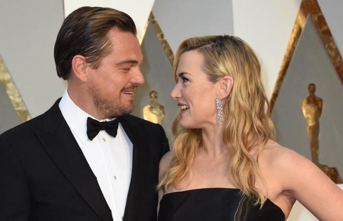 Leonardo Di Caprio and Kate Winslet exchange a smack 27 years after Titanic (Video)