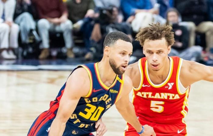 Golden State Warriors vs. Atlanta Hawks-Xinhua