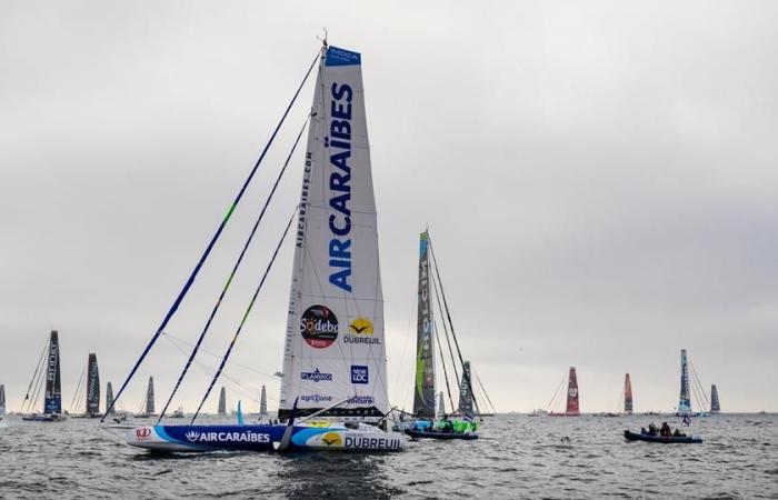 skippers trapped by the doldrums in the Vendée Globe