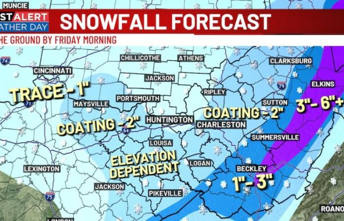 FIRST ALERT WEATHER DAY | Here comes the snow