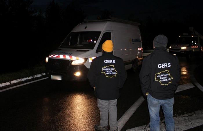 VIDEO. Anger of farmers: a filter barrier set up at the entrance to Auch by the Gers Rural Coordination