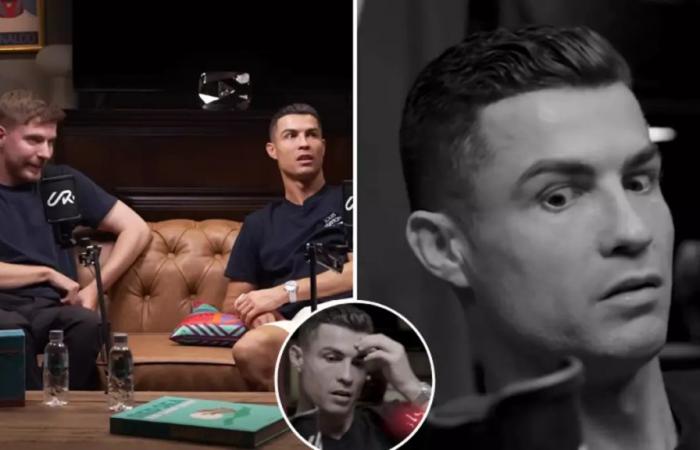 Cristiano Ronaldo’s reaction after MrBeast tells him he’s ‘about to die’ because he’s almost 40 – Man Utd