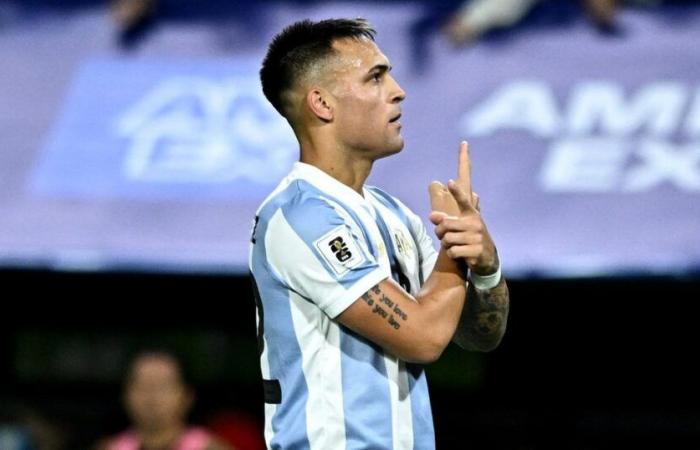 Lautaro Martinez joined Diego Maradona