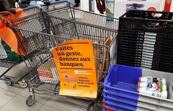 The big collection of the Isère Food Bank has started