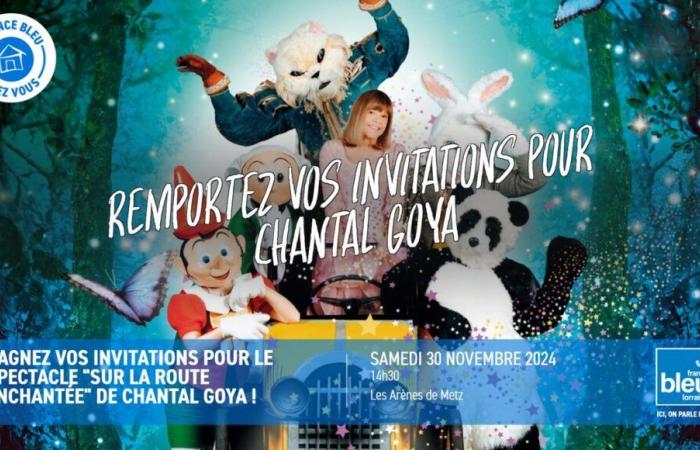 GAME – Win your invitations for the Chantal Goya concert event at the Arènes de Metz ????