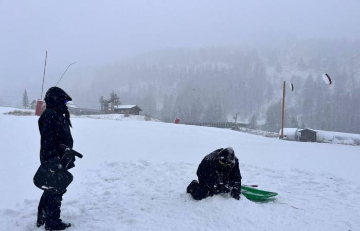 Storm Caetano: heavy snowfall on the ski resorts of the Alpes-Maritimes this Thursday, discover the images