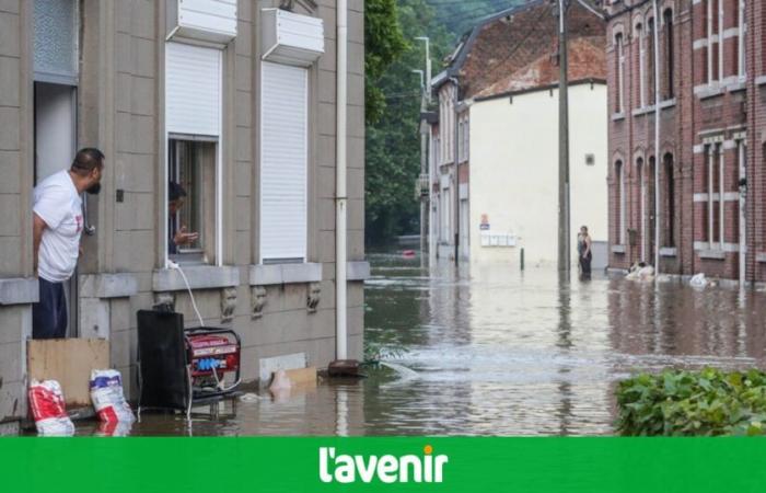 Floods: the territory of Wanze mapped