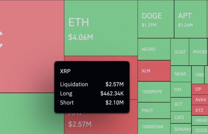 XRP Rockets 454% in Liquidation Imbalance as Bears Fuel Price Rally