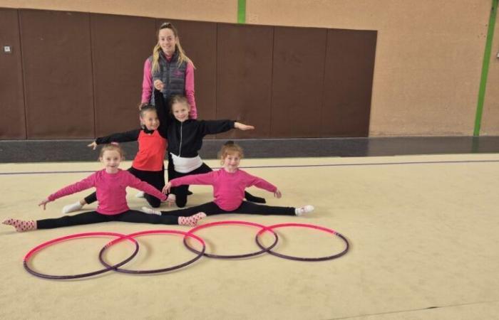 the rhythmic gymnastics club won the mat for the Paris 2024 Olympics