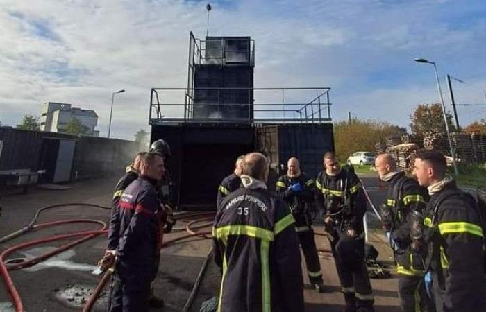 Staff from the SDIS of Ille-et-Vilaine meet their counterparts from the SDIS of Ardennes for an exchange of practices on operational ventilation at L'Hermitage