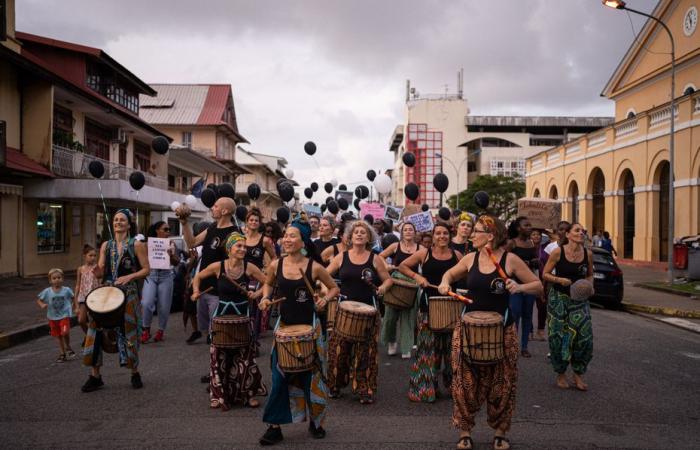 call for a march in Cayenne this November 25