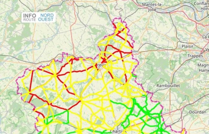 LIVE – Caetano Depression: school buses suspended, difficult traffic conditions due to snow in the Dreux and Châteaudun sectors