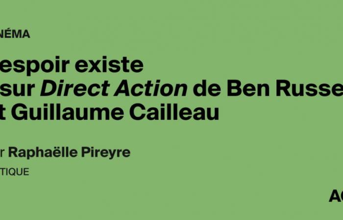 Hope exists – on Direct Action by Ben Russell and Guillaume Cailleau