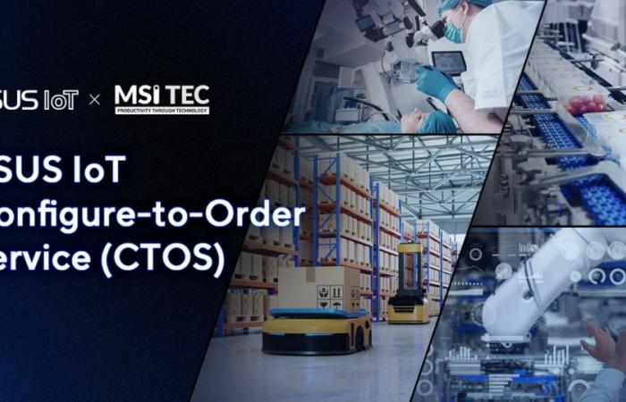 ASUS IoT Partners With MSI TEC to Deliver Configure-to-Order Service (CTOS) for US-Based Clients