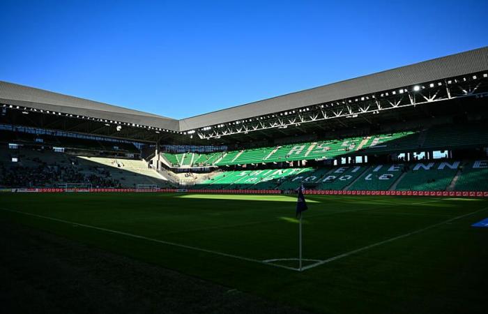 Demonstration in Geoffroy Guichard