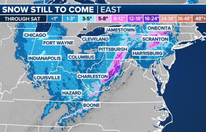 Here’s when New Yorkers can expect strong winds, winter weather, snow l Timeline