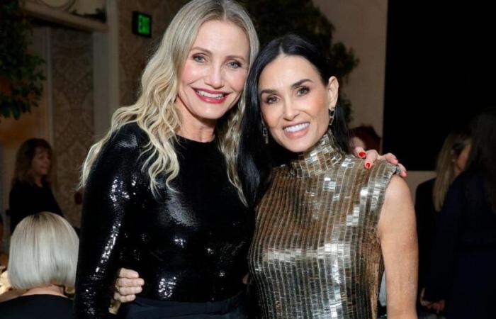 the reunion of Demi Moore and Cameron Diaz