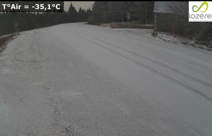 snow falls this Thursday in Occitanie, images in Lozère