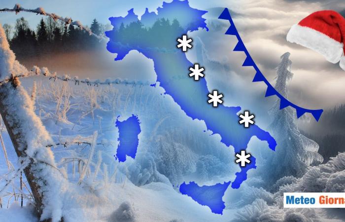 Weather, Adriatic under SNOW: the first projections for Christmas 2024