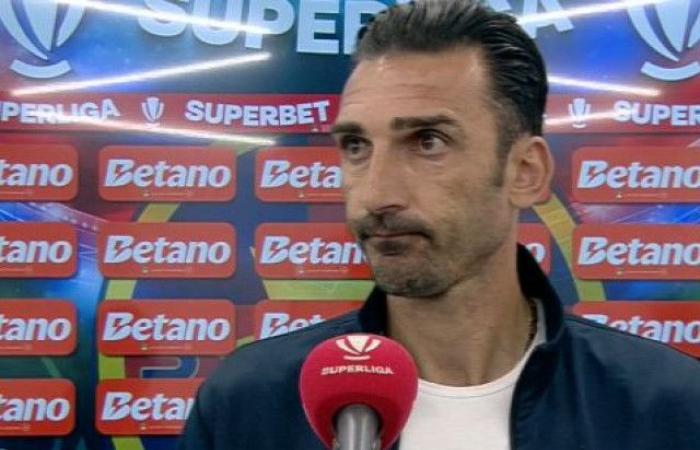 The reaction of Elias Charalambous, after FCSB lost in the last phase against FC Botoșani