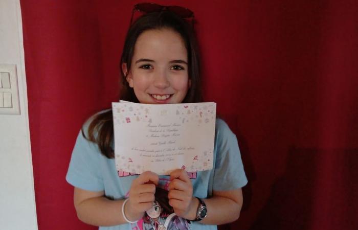 Invited to the Elysée, Gaëlle, 10 years old, tells us why she wrote to Emmanuel Macron for a presentation