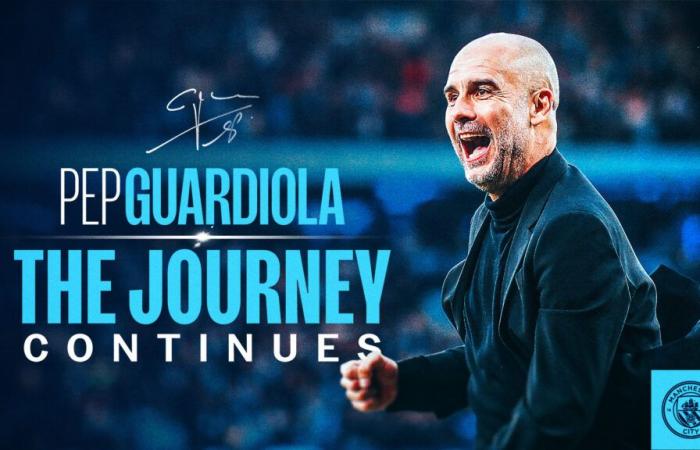 Guardiola extends at Manchester City!