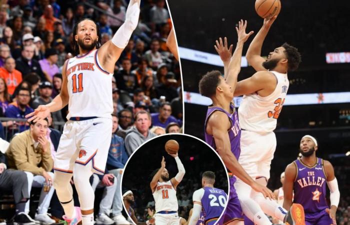 Jalen Brunson, Karl-Anthony lead Knicks to win over Suns