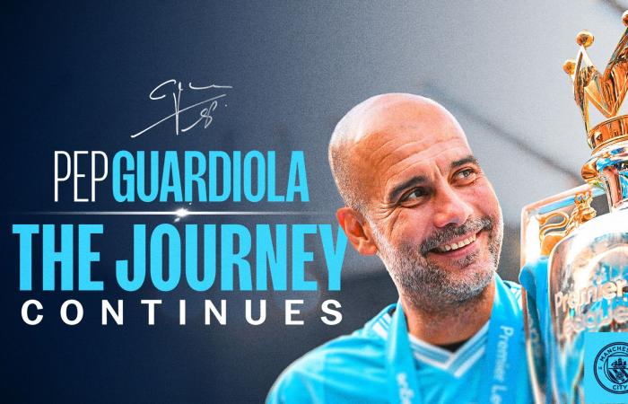 Guardiola extends at Manchester City!