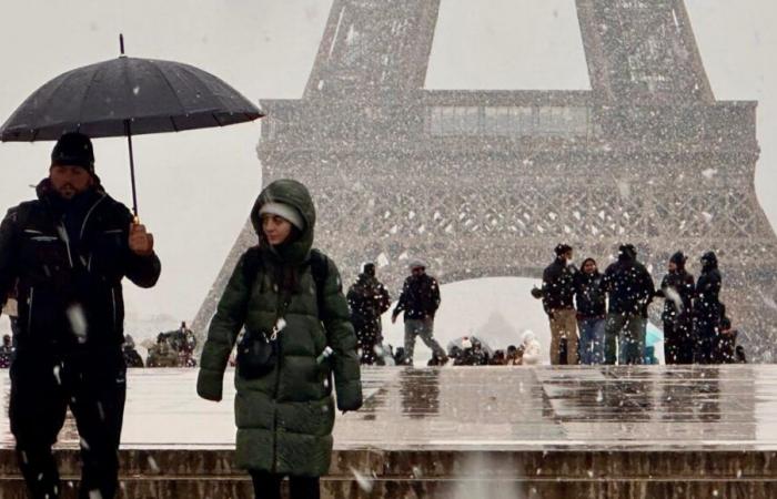 IN PICTURES – Snow in Ile-de-France: images of the first snowflakes in Paris and the region