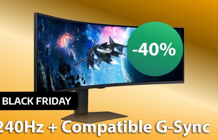 Black Friday PC screen: the 49-inch Samsung Odyssey G9 is 40% off!