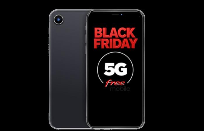 Free Mobile unveils a new 130 GB 5G package promotion at a low price and without long-term commitment for Black Friday