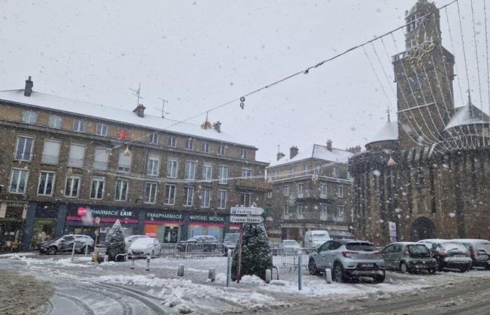 Snow – Update at noon in Calvados and Orne