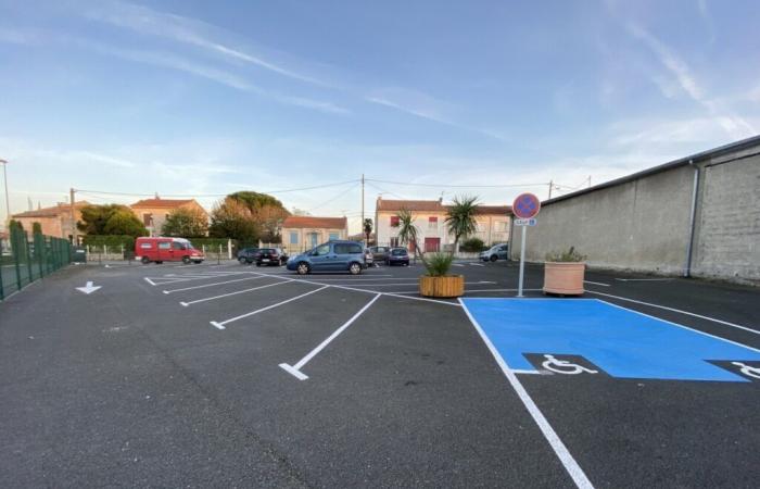 this land unused for almost 20 years has been transformed into a parking lot at the entrance to Revel