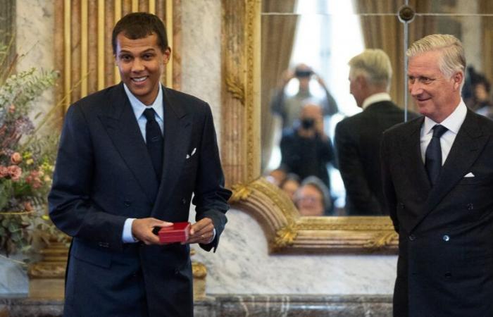 Stromae, national pride in Belgium, decorated by King Philippe