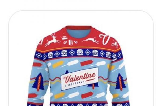 Valentine releases a superb Christmas sweater but the price has taken away our appetite