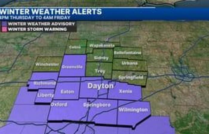 Winter Weather Advisory issued for parts of area; Latest track, timing, impacts for snow