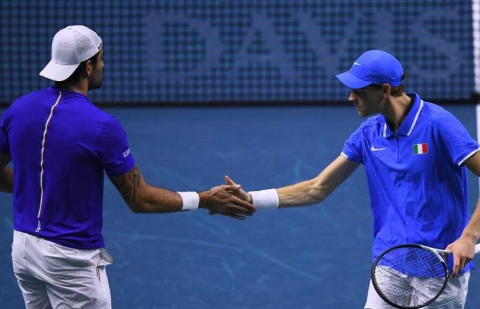 Italy-Argentina 1-1 in the Davis Cup today, live: Sinner/Berrettini-Gonzalez/Molteni 6-4, 6-5. The Azzurri win the first set