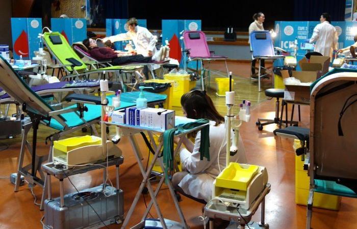 Biars-sur-Cère. A very disappointing blood drive